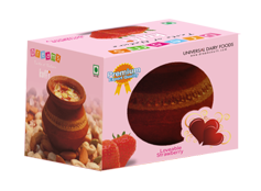 Loveable Strawberry Matka Kulfi