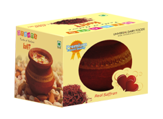 Real Saffran Matka Kulfi