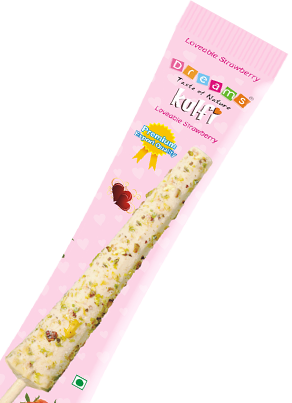 Loveable Strawberry Stick Kulfi